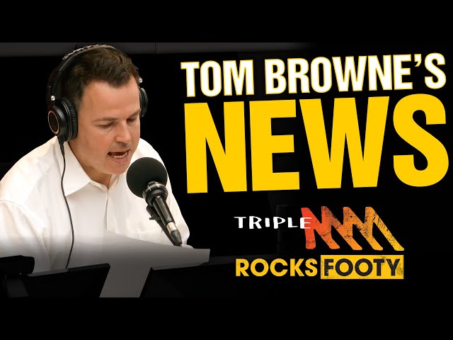 Tom Browne's News | Cripps MRO Case, Dangerfield's Calf & Buddy's Contract | Triple M Footy