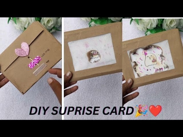 Diy unique birthday Card  #diy#video#card#viral#youtubevideo#edits/ How to make a card at home