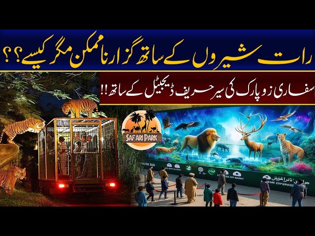 Safari Zoo Park Tour with Hareef Digital | Is it possible to spend the night with lions?