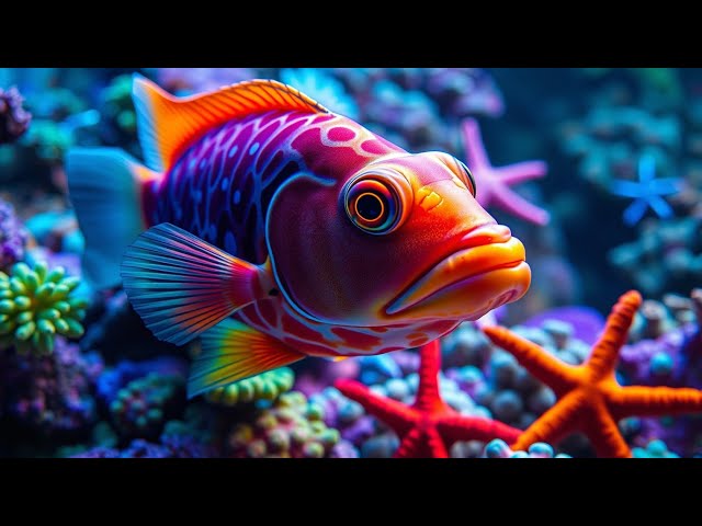 🐠 12 Hours of Relaxing Aquarium 4K | HD Nature Fish Tank Video - No Music