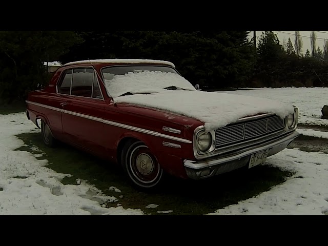 1966 Valiant-Snow melt