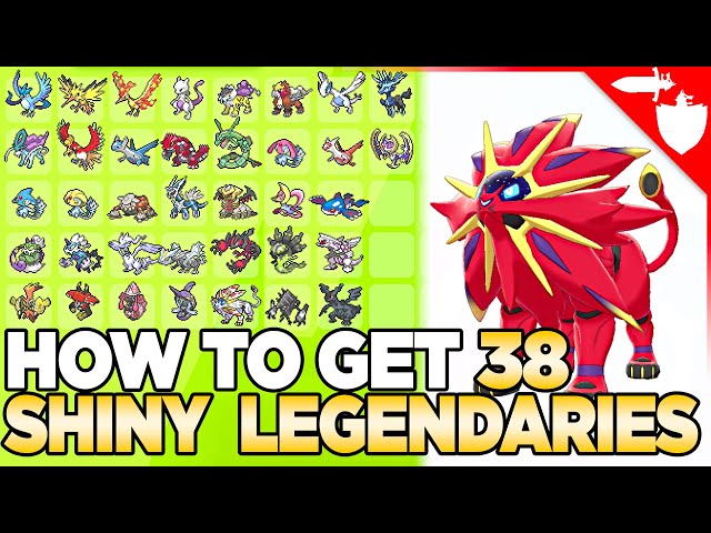 How to Get 38 Shiny Legendary Pokemon & Shiny Odds - Sword & Shield Crown Tundra Dynamax Adventures