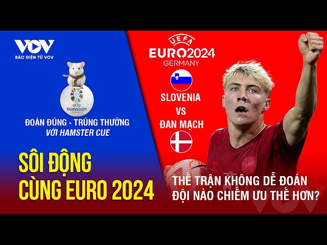 SÔI ĐỘNG CÙNG EURO 2024: Cùng soi kèo trận cầu giữa Đan Mạch - Slovenia với nhà tiên tri Hamster Cue