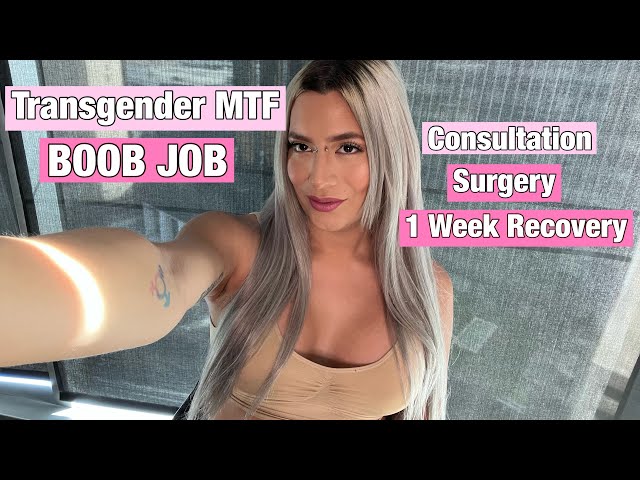 Transgender  MTF | Breast Augmentation | 1 Week Recovery