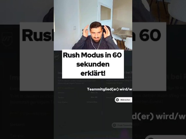 Rush Modus einfach erklärt! #eafc25 #ultimateteam #easports #deutsch #short #badiplays #fifa25