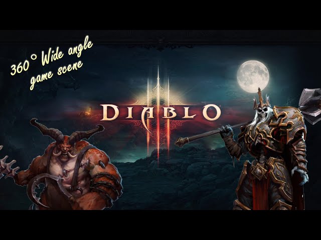 360°【DIABLO III】Scene drawing(暗黑破壞神360°場景創作繪製)