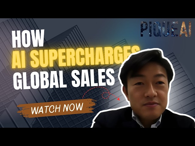 AI for Sales Execs - Global Pharmaceuticals Business | Kazu Onishi Interview Part 1