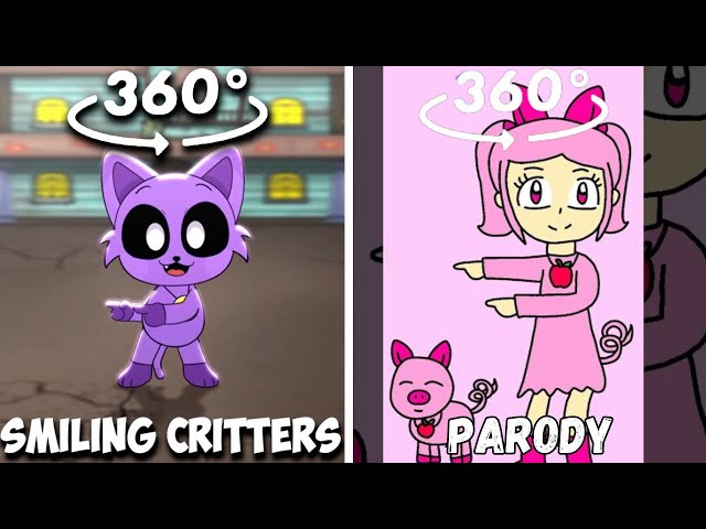 360° VR | Smiling Critters POKEDANCE Original vs Parody