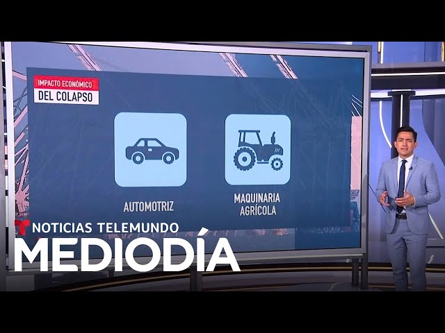 Impacto económico: reconstruir el puente de Baltimore costará $2,000 millones | Noticias Telemundo