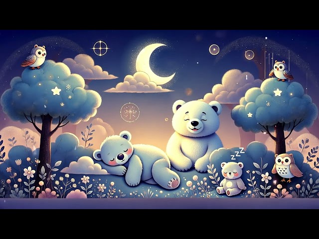 Relaxing Music for Kids | Calming Nighttime Sleep Music with Soothing Cartoon Ambience