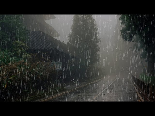 Sonido de Lluvia y Truenos para Dormir Profundamente - Lluvia Relajante en Bosque Brumoso #H5