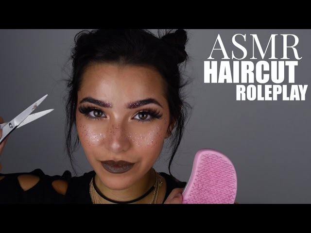 ASMR Haircut Role Play (Scalp Massage, Shaving, Hair Brushing, Hair Inspection, Shampoo...)