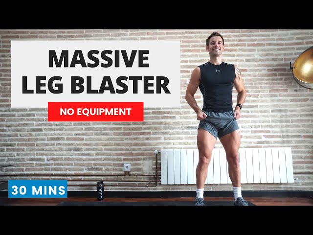 LEG DAY BLASTER! Build Serious Muscle with No Equipment | 30 Mins | #CrockFitApp