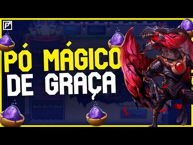 EVENTOS QUE FAÇO PARA GANHAR PÓ MÁGICO DE GRAÇA | CASTLE CLASH DICAS - Parte 1