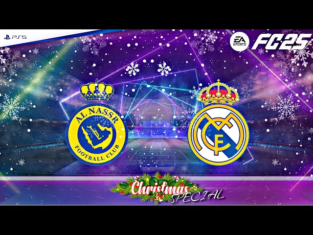 [CHRISTMAS SPECIAL] Al Nassr - Real Madrid ⚽️ Match Sim ft. Cristiano Ronaldo, Mbappè | FC 25