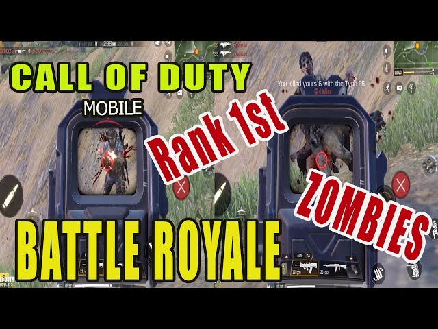 RANK 1ST BATTLE ROYALE CALL OF DUTY MOBILE