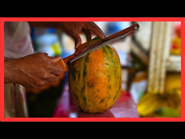 FRUIT NINJA of FRUITS | Amazing Fruits Cutting Skills | Indian Street Food In 2024