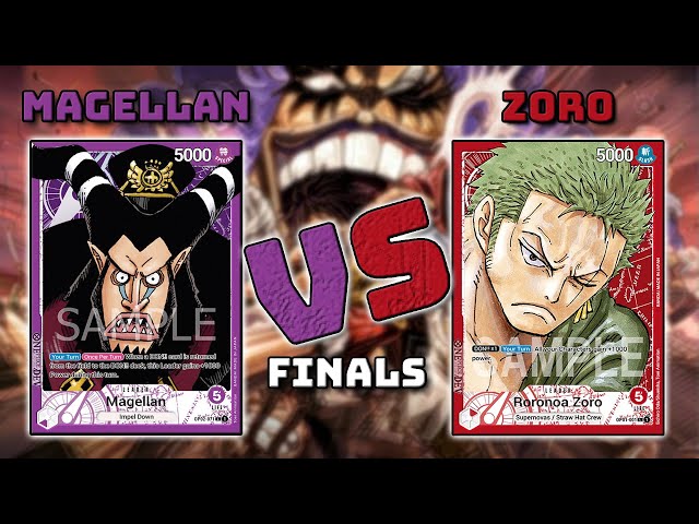 Zoro VS Magellan || Finals || One Piece TCG Matches