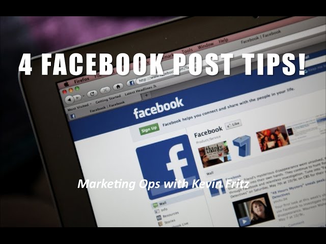 4 Great Tips for Successful Posting on Facebook