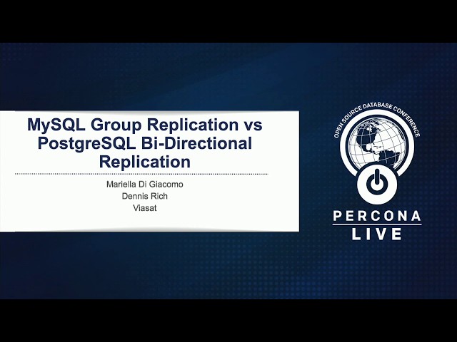 MySQL Group Replication vs PostgreSQL Bi-Directional Replication - MySQL vs PostgreSQL