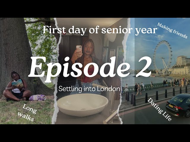 First Week Living in London | Last First Day of Undergrad, exploring the city, going on dates, etc..