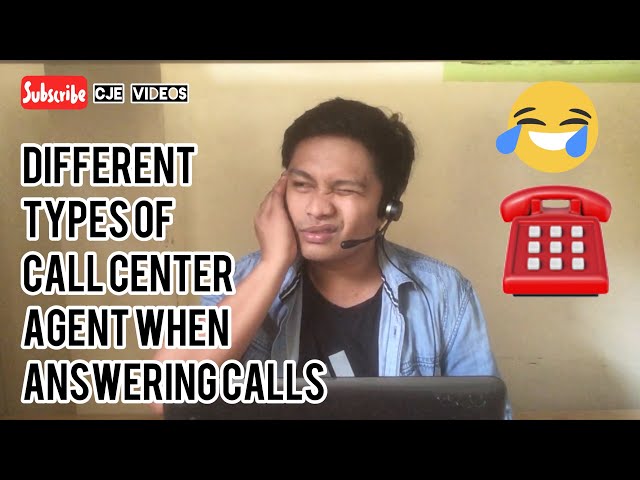 Different Types of Call Center Agent when answering calls