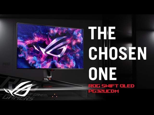 The World's First 32" 4K OLED 240Hz Gaming Monitor - ROG Swift OLED PG32UCDM | ROG