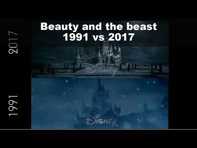 Beauty and the beast | comparision between 1991 and 2017 | Disney