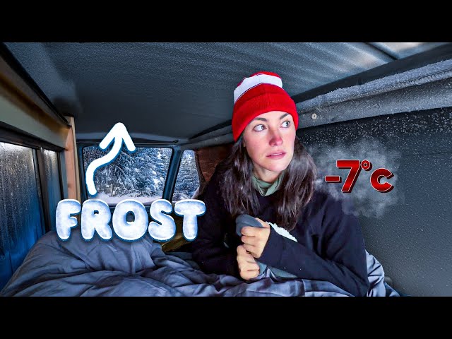 Truck Camping in Sub-Freezing Temps with No Heat, Just an Electric Blanket