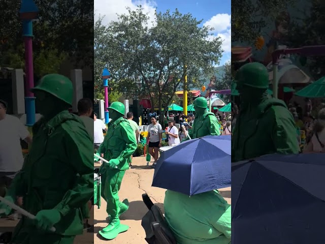 Disney Green Army Man Drum Parade #shorts