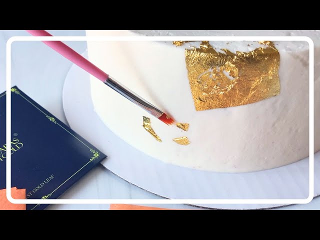 How to Add Gold to A Cake | 3 Simple Ways!