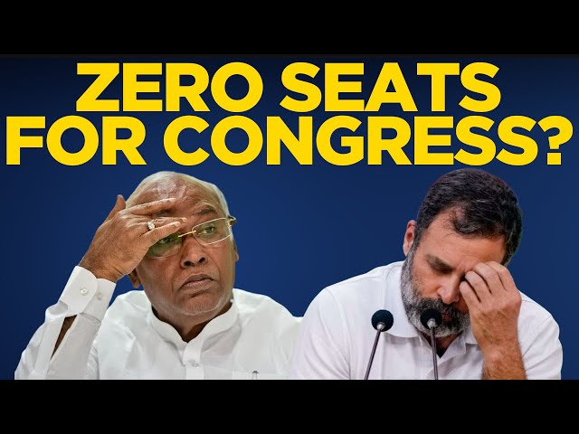 Delhi Election Results 2025 LIVE | No Seats For Congress In Delhi Polls? | Rahul Gandhi | Kharge