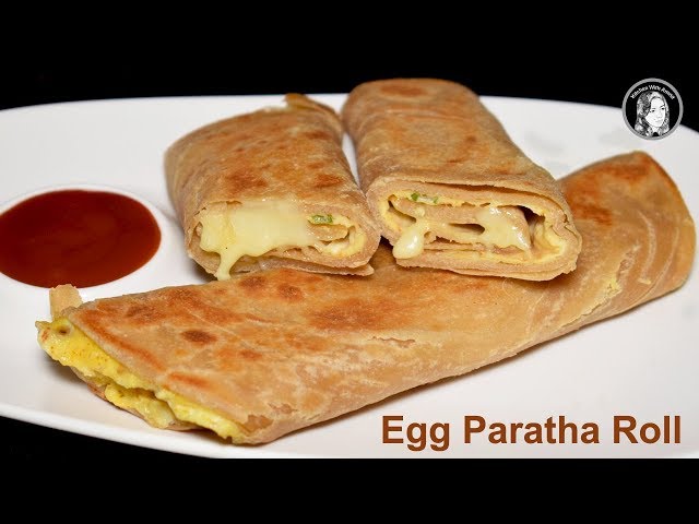 Kids Favourite Egg Paratha Roll - Egg Recipe for Breakfast - School Lunch Box Ideas For Kids