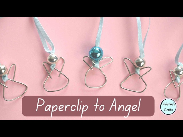 Create an EASY Angel from an Ordinary Paperclip with Me!