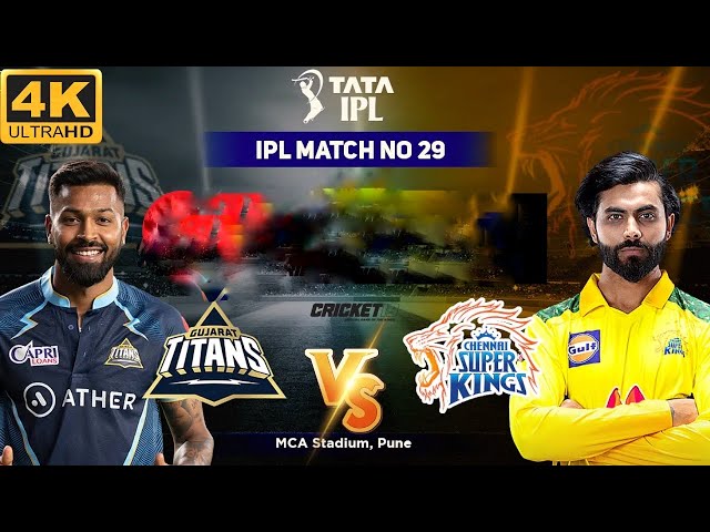 Cricket 22 IPL 2022 | Chennai Super Kings vs Gujarat Lions | Playstation 5 | 4K HDR