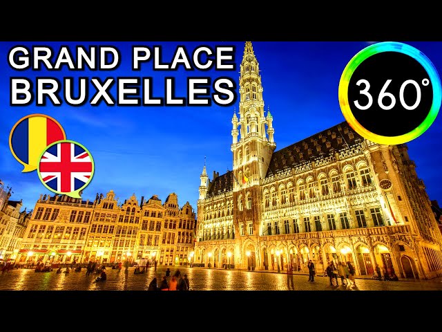 360° Video Grote Markt Walk Tour Brussels Town Hall Visit Bruxelles Belgium Daniel Nelu Travel Vlog