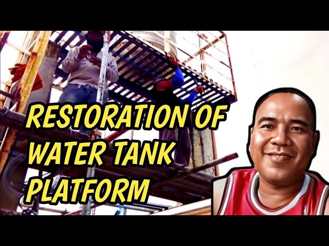 RESTORATION OF WATER TANK PLATFORM  ||  KAREPAS VLOGS