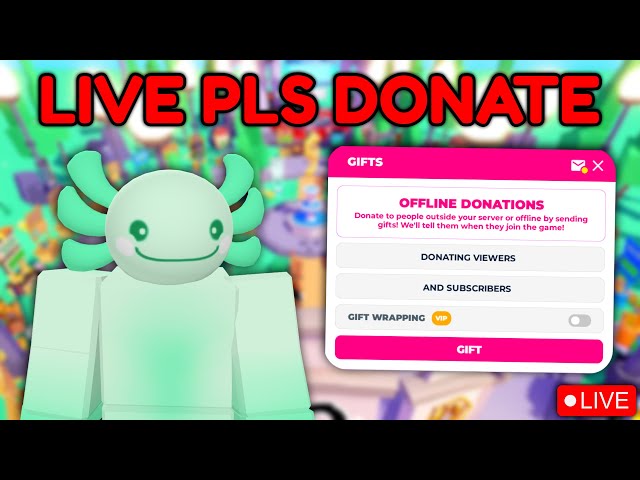 🔴LIVE PLS DONATE🔴Donating Every Viewer🔴300 Discord members?