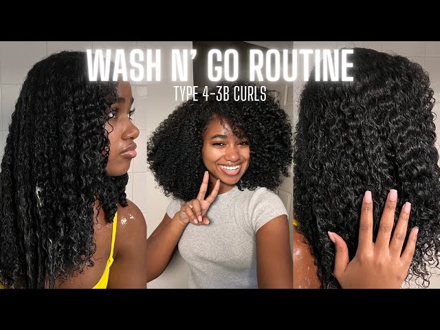 My Wash N' Go Routine 2024! | Type 4-3B Natural Curly Hair