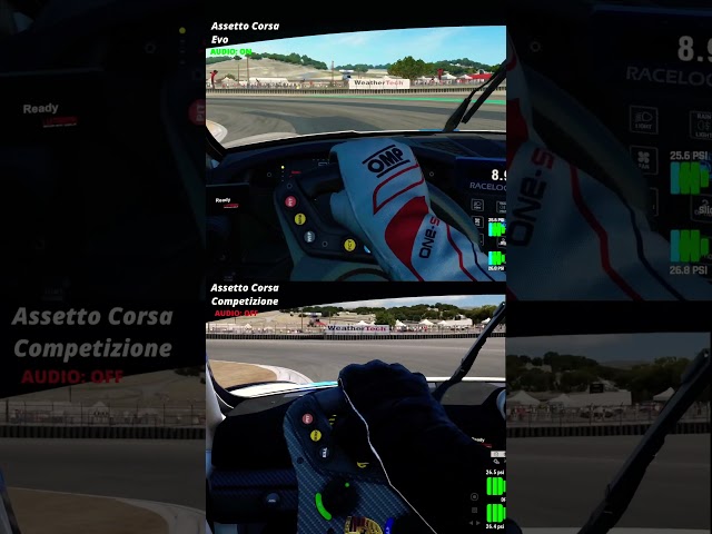 Assetto Corsa EVO vs COMPTETIZIONE COMPARISON