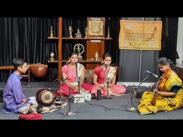 Udayonmukhi 2023 | Carnatic Music Vocal Duet by Shri sisters