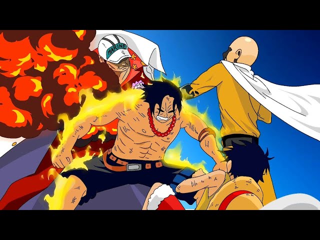 What if...? Saitama was in One Piece and save Ace at Marineford || @Mr.AllKindss [Fan Animation]