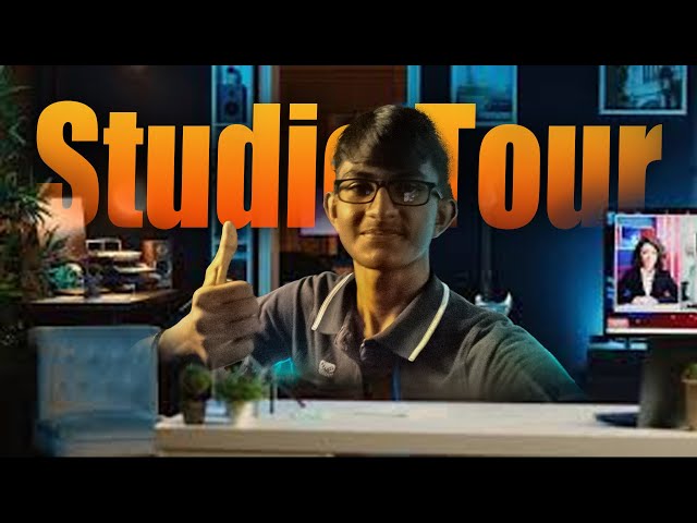 2024 Studio Tour | අලුත් Youtube Studio එක | Youtube Studio Tour #youtubestudio #vlog  #youtuber