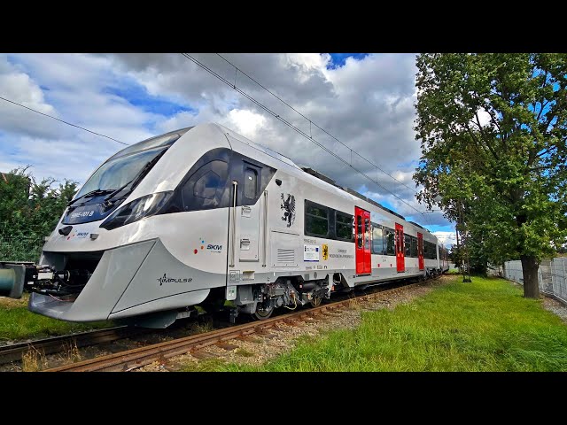 Testy Newag Impuls2 58WE-001 PKP SKM Trójmiasto na torze doświadczalnym IK. +RP1