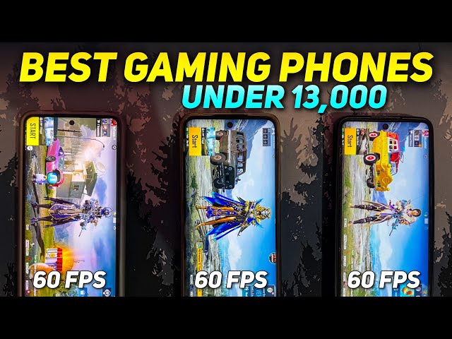 TOP 3 BEST 60 FPS GAMING MOBILE PHONE FOR BGMI UNDER 13000 | BEST PHONE FOR GAMING UNDER 13K