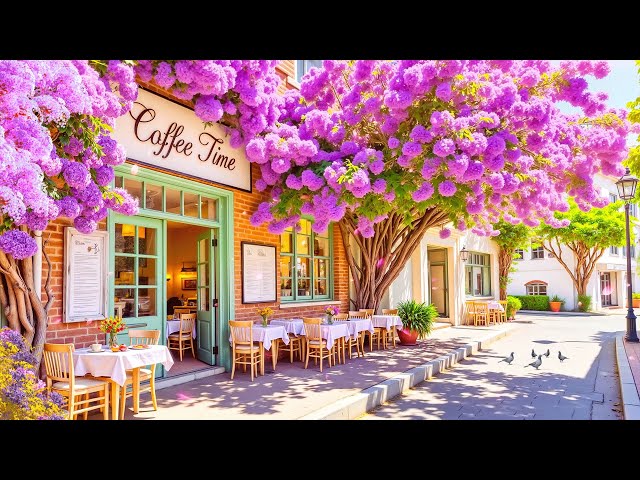 Sweet February Morning Jazz to Work, Study - Smooth Bossa Nova Music at Outdoor Coffee Shop Ambience