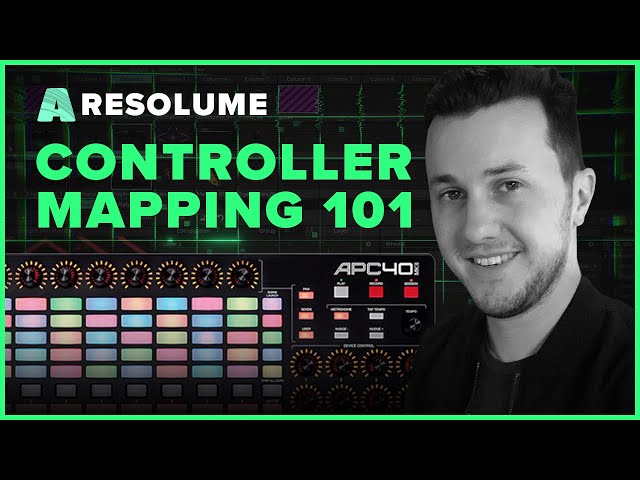 Resolume Controller Mapping | Quick Start Tutorial | MIDI OSC Keyboard