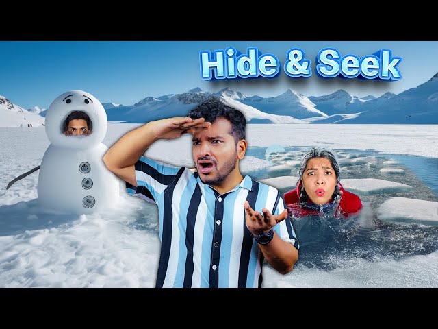 Extreme Hide and Seek in Snow Park