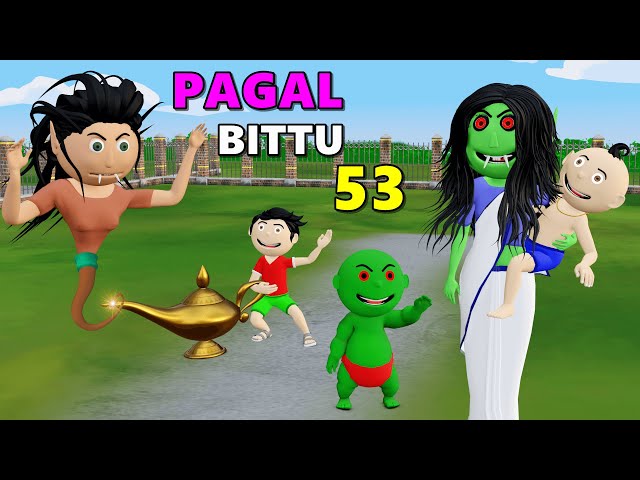 Pagal Bittu Sittu 53 | Chirag Mein Chudail | Bittu Sittu Toons,Pagal Beta,CS Bisht Vines,Desi Comedy