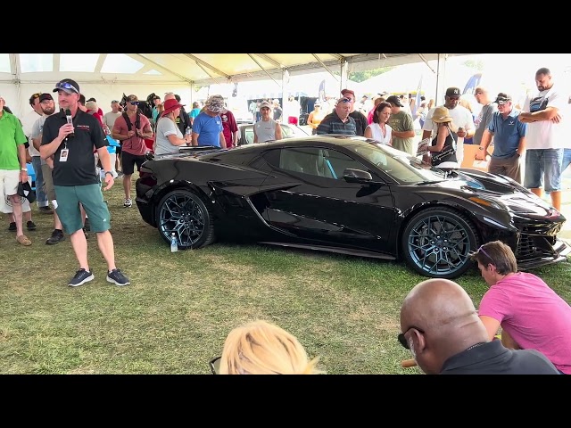 Tech Talk at the Corvette Tent on the ZR1 Engine & development Saturday 2024 Corvettes at Carlisle